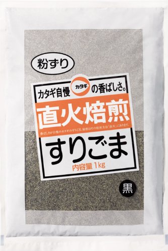 Amazon.co.jp: カタギ すりごま黒粉ずり 1kg : 食品・飲料・お酒